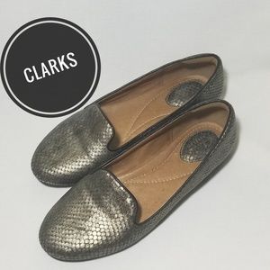 Grey - Clark Valley Lounger pewter - Size 7 medium